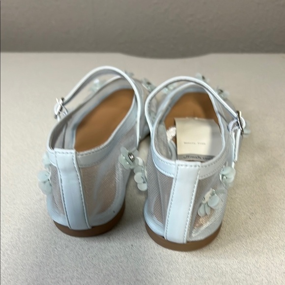 A New Day Light Blue Sheer Floral Flats - Picture 5 of 7